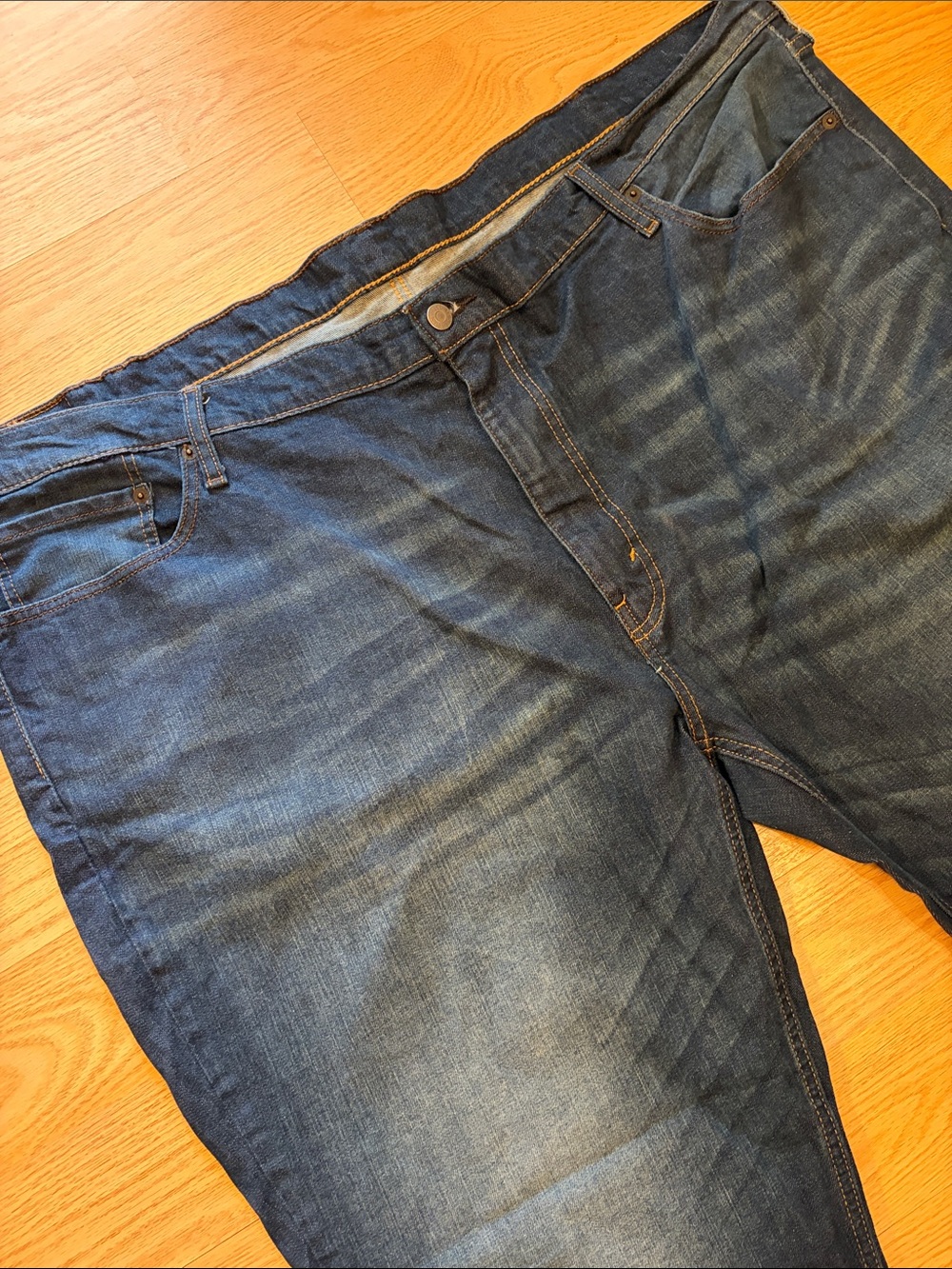 Levi's 541 Athletic Taper Fit Jeans Dark Wash Stretch Big & Tall Men's 52x30Tag*